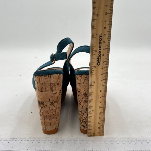 FOWT Women Peep Toe Slingback Platform Wedge Sandals High Heel Buckle Open Toe L - Picture 4 of 7